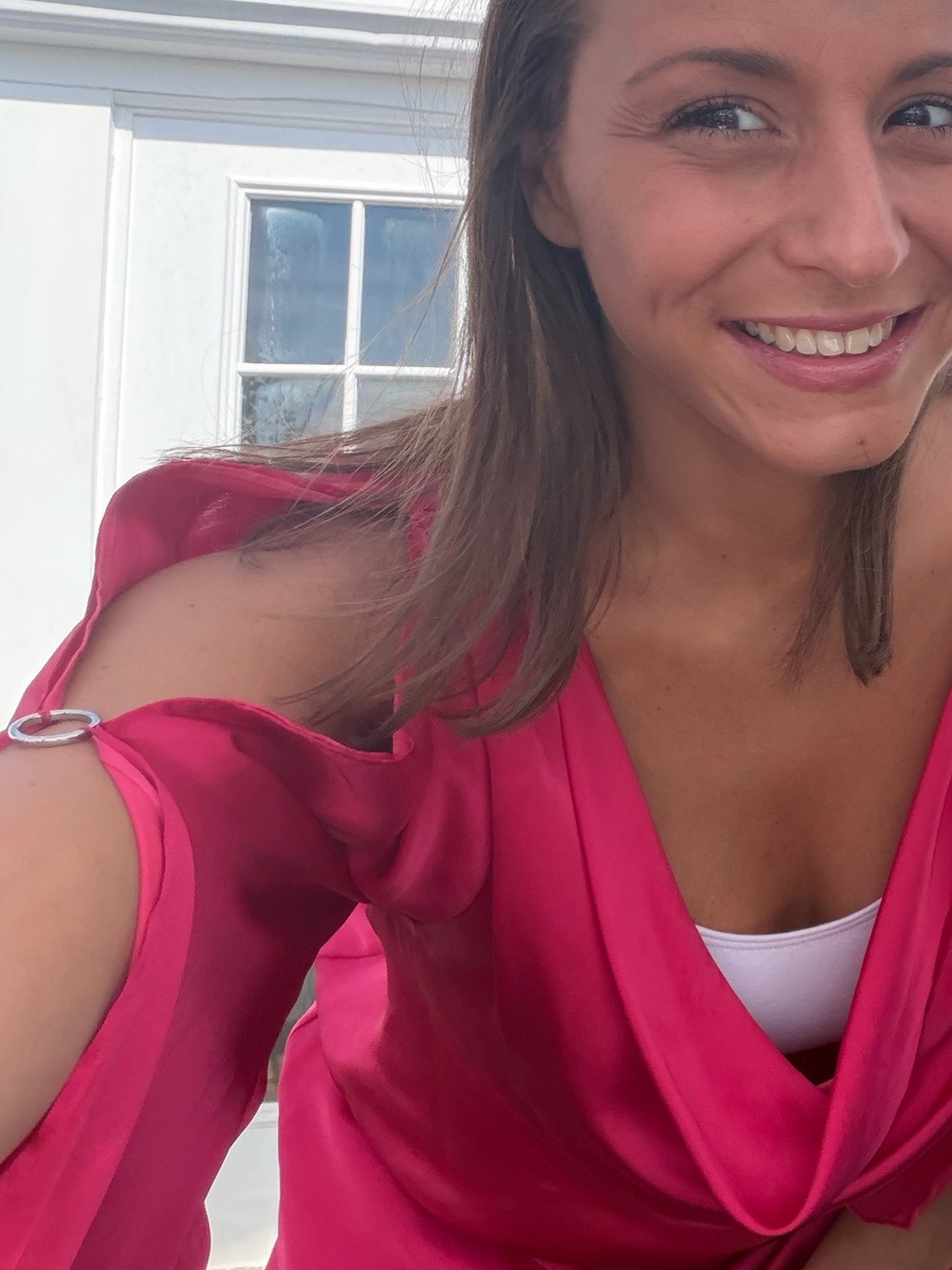 White House Black Market Red Dress - Picture 2 of 13